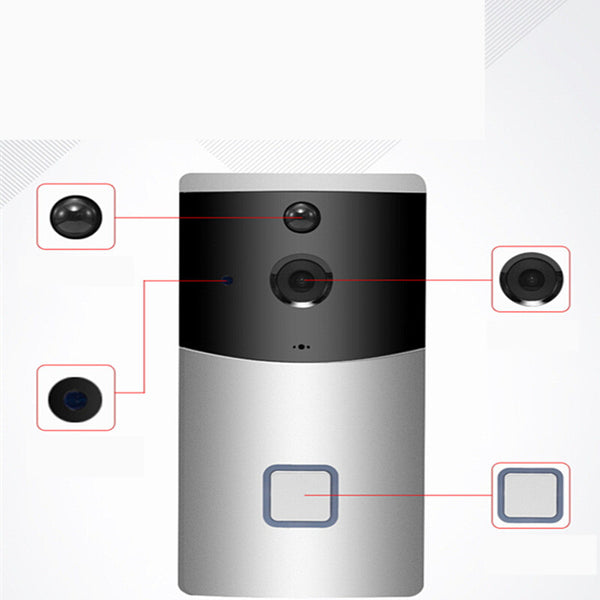 Timbre Videoportero WiFi Inalámbrico para el Hogar