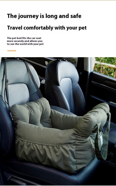 Cama de Seguridad para Mascotas en Auto - Asiento Auxiliar Multifuncional - Image 9