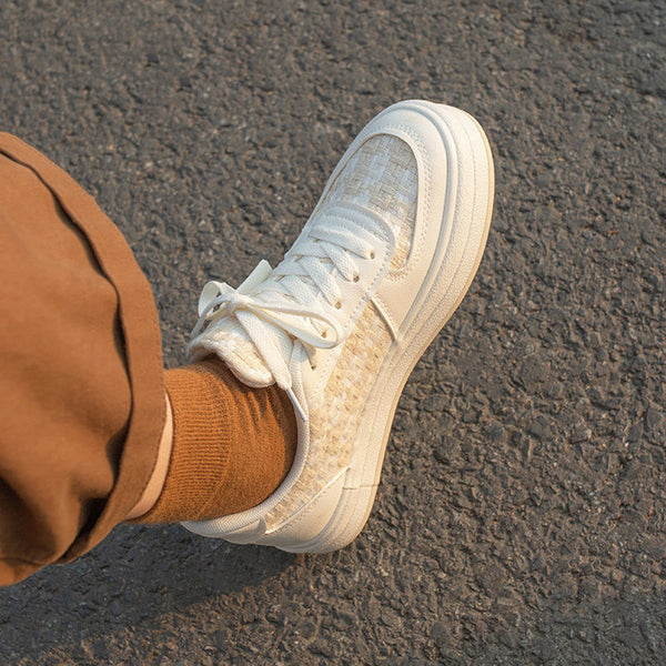 Zapatillas Deportivas Estilo Japonés con Suela Gruesa Reforzada