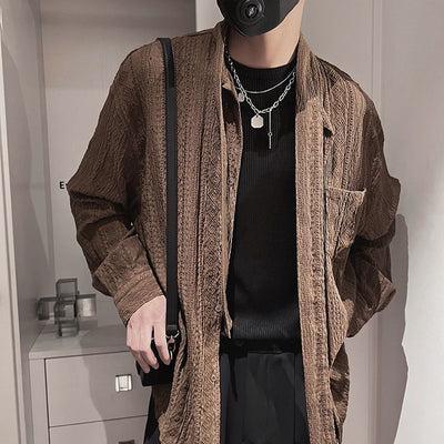 Cardigan Tejido Lujo Casual - Abrigo Medio Largo Versátil - Image 5