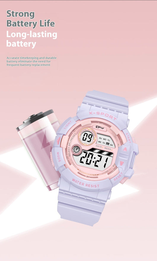 Reloj Deportivo Luminoso Multifuncional Resistente al Agua para Niños - Image 10