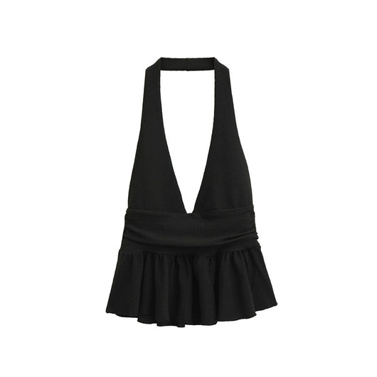 Top Halter Elegante con Detalles Laminados - Image 9