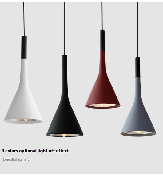 Lámpara Colgante Minimalista Nórdica de Aluminio para Restaurante y Bar - Image 21