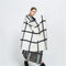 Bufanda Reversible Blanco y Negro de Microcashmira