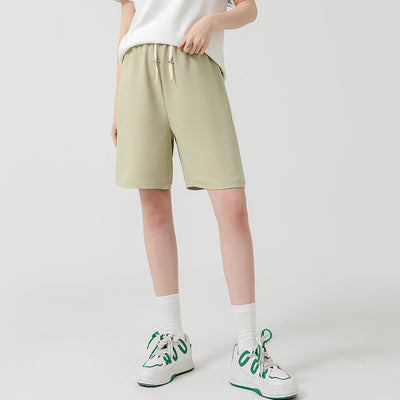 Shorts Premamá Cortos de Cintura Alta Pierna Ancha Verano Ligero - Image 8