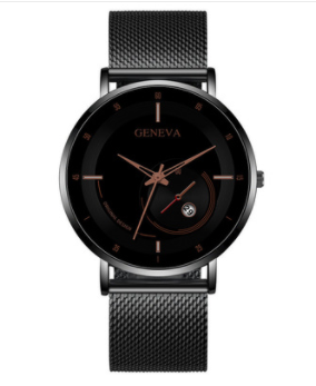 Reloj Inteligente Digital Empresarial con Correa de Malla y Calendario - Image 22