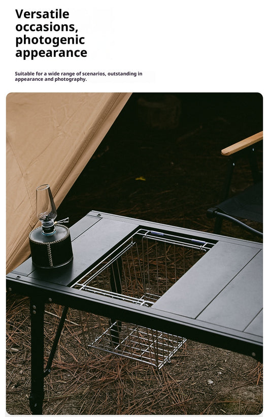 Canasta Escurridor Plegable de Acero Inoxidable para Exterior - Image 9