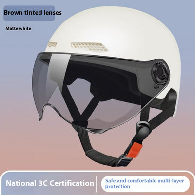 Casco Motocicleta Eléctrico con Protección Solar y Certificación 3C - Image 6