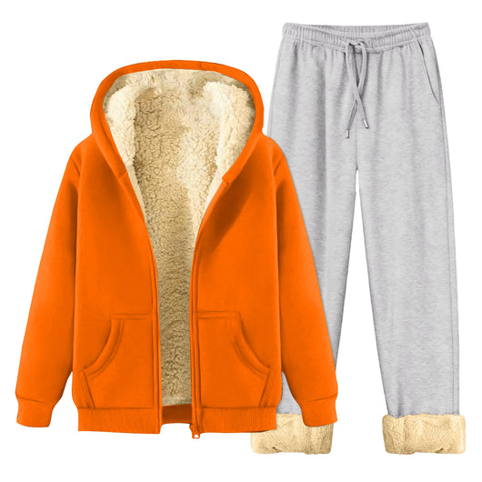 Conjunto Sudadera con Forro Polar Otoño Invierno - Image 6
