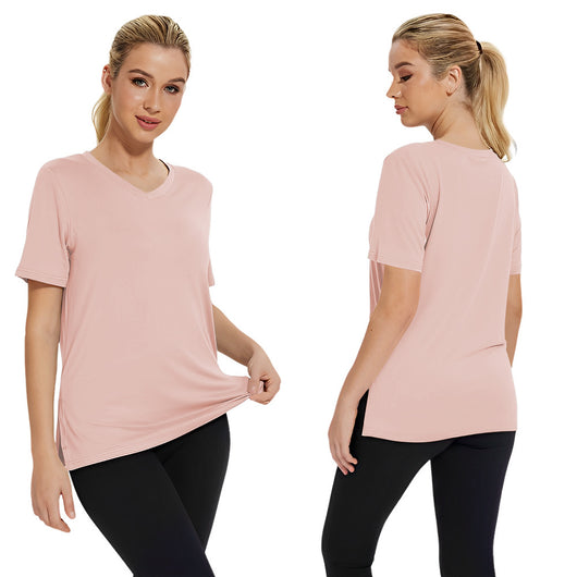 Blusa Suelta de Verano Cuello Redondo con Abertura Lateral - Image 11