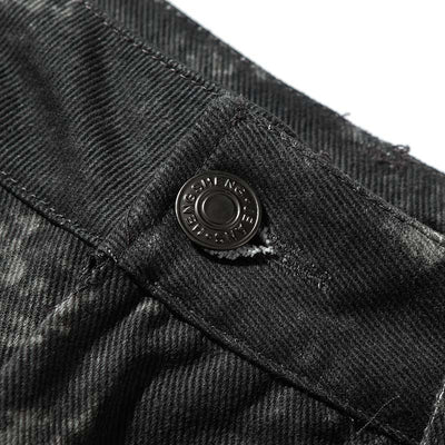 Pantalones Cargo Pleated Multi-bolsillo con Diseño Distressed American Street - Image 17