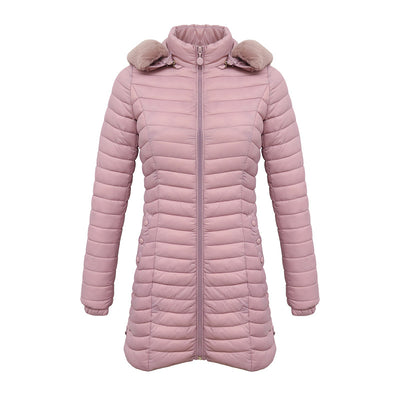 Abrigo Acolchado Ultraligero para Invierno - Parka Larga de Algodón Mujer - Image 8