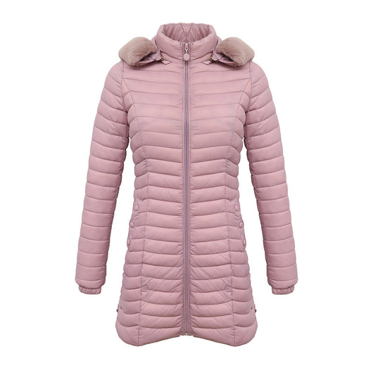 Abrigo Acolchado Ultraligero para Invierno - Parka Larga de Algodón Mujer - Image 8
