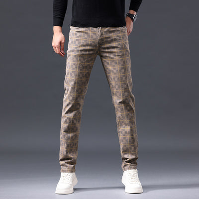Pantalones Casuales de Algodón Estilo Británico para Hombre - Image 6