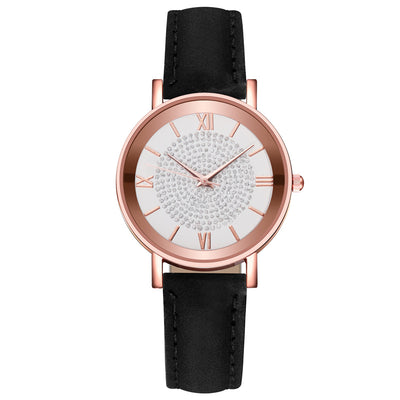 Reloj de Cuarzo para Mujer con Patrón Solar y Escala Romana - Image 12