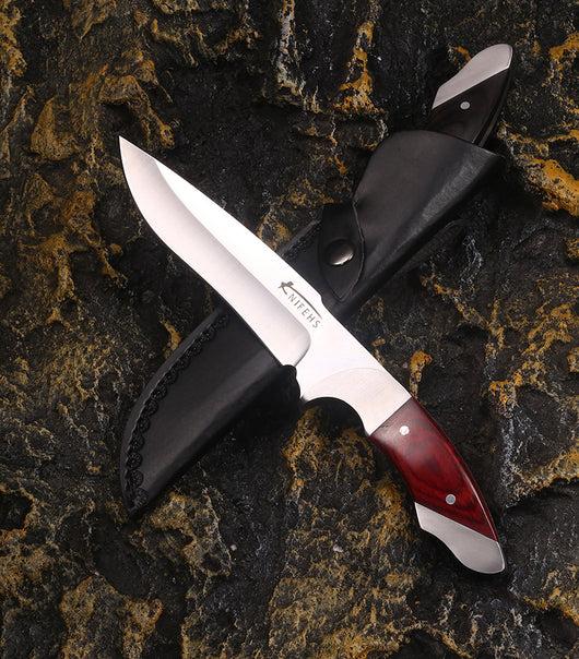Cuchillo de Supervivencia Outdoor de Acero Cromado de Alta Dureza 9" - Image 11
