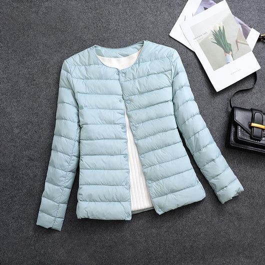 Chaqueta Térmica Ligera Cuello Redondo para Mujer - Image 15