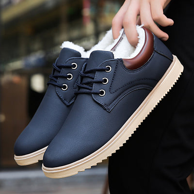 Zapatos Casuales de Invierno para Hombre con Forro de Terciopelo - Image 4