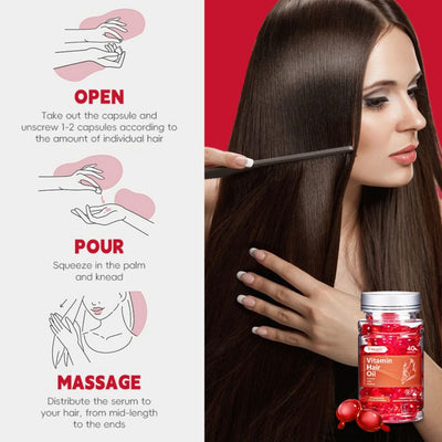 Cápsulas de Aceite Vitamínico para el Cabello - Envío Rápido - Image 17
