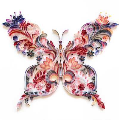 Pack de Material para Quilling Mariposa de 20 Pulgadas con Ranuras - Image 3