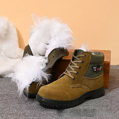 Botas Térmicas de Algodón con Forro de Piel de Oveja para Hombre - Image 2