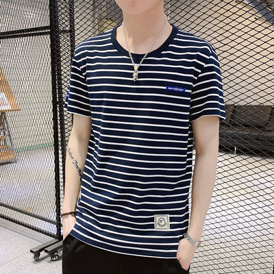 Camisa Casual de Rayas para Hombre - Estilo Relajado - Image 6