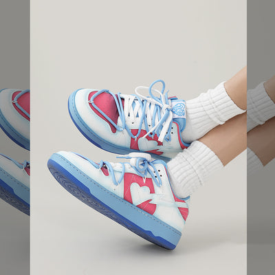 Zapatillas Deportivas Unisex con Diseño Corazón Love Degradado - Image 8