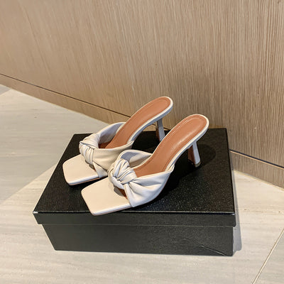 Pantuflas Stiletto con Nudo Cruzado - Comodidad y Elegancia - Image 12