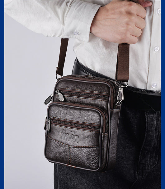 Bolsa de Cintura Multifuncional para Hombre - Bandolera Mensajero con Compartimentos para Celular - Image 2