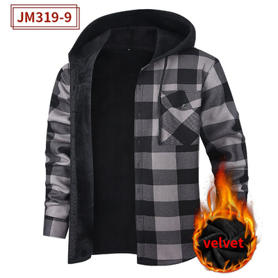 Sudadera Térmica con Capucha y Forro Polar Grueso para Hombre - Image 13