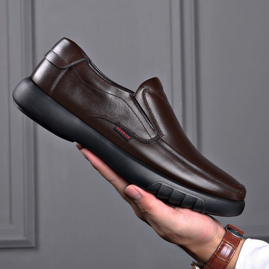 Zapatos de Cuero Casuales Talla Grande para Hombre - Image 9