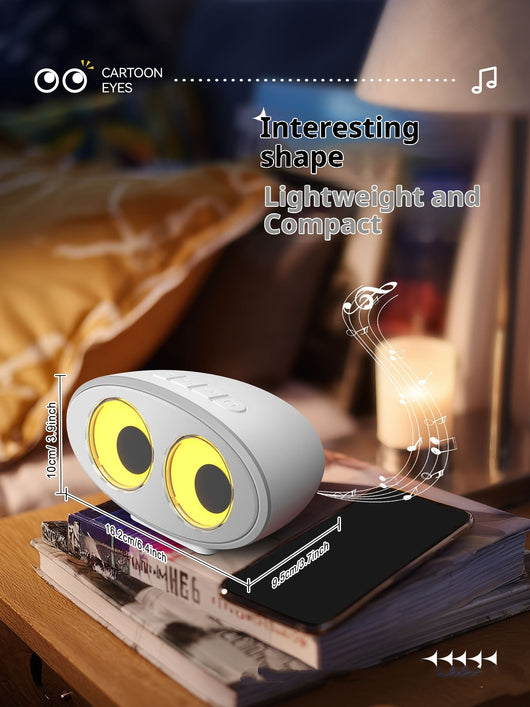 Parlante Bluetooth con Luz RGB y Ruido Blanco - Diseño Ojos Animados - Image 11