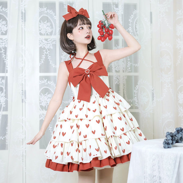 Vestido Lolita Dulce con Temperamento Suave para Chica Adorable