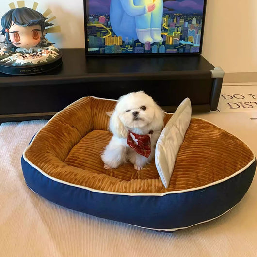 Cama Ortopédica para Perros Forma Bote - 4 Estaciones, Resistente al Polvo - Image 9