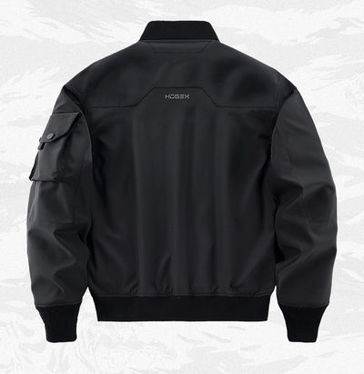 Chaqueta Beisbolera Suelta con Múltiples Bolsillos para Hombre - Image 4