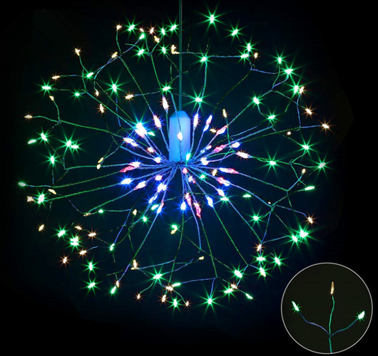 Guirnalda LED Multicolor con Alambre de Cobre - Luces Navideñas y Año Nuevo - Image 2