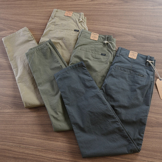 Pantalones Largos Slim Transpirables para Hombre - Comodidad Estival - Image 15