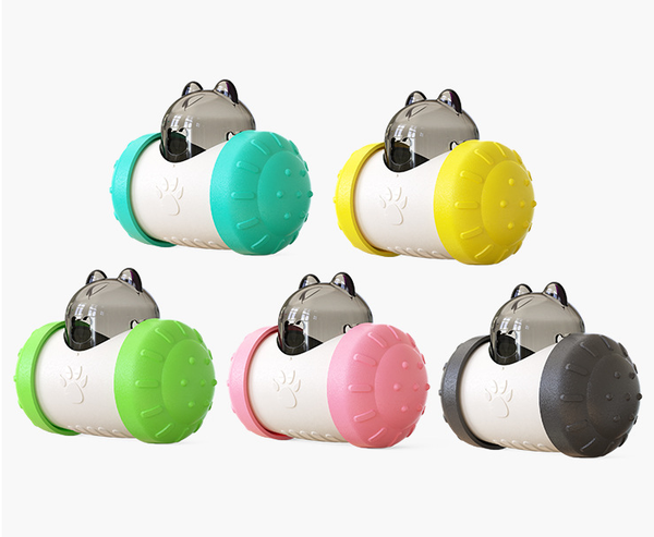 Juguete Interactivo para Perros con Rueda y Dispensador de Premios