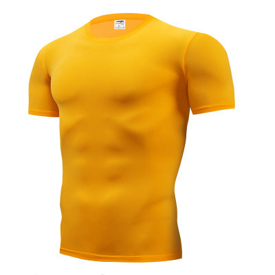 Camiseta Casual Hombre Cuello Redondo Manga Corta Elástica - Image 13