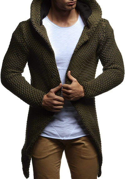 Cardigan Hoodie para Hombre - Suéter Abrigo Elegante - Image 20