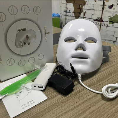 Mascarilla Facial LED Multicolor con Tecnología de Luz Táctil - Image 4