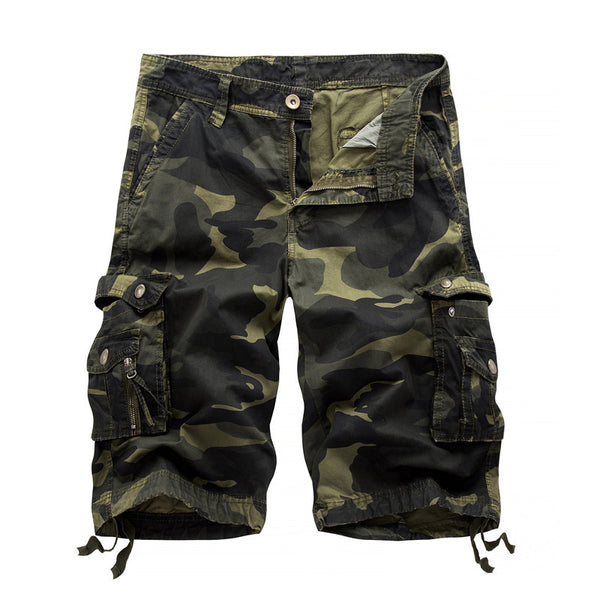 Shorts Cargo Camuflado a la Rodilla