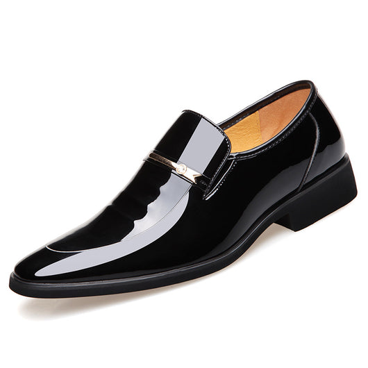 Zapatos de Cuero Charol Puntiagudos para Hombre - Image 6