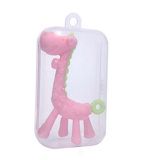 Mordedor de Silicona para Bebé Forma Jirafa con Palito Molar - Image 15