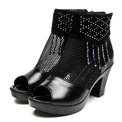 Sandalias Romanas de Tacón Grueso para Mujer - Estilo Verano Impermeable - Image 3