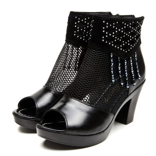 Sandalias Romanas de Tacón Grueso para Mujer - Estilo Verano Impermeable - Image 3