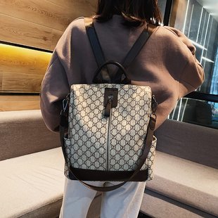 Bolso Retro Otoño Invierno de Gran Capacidad con Estampado