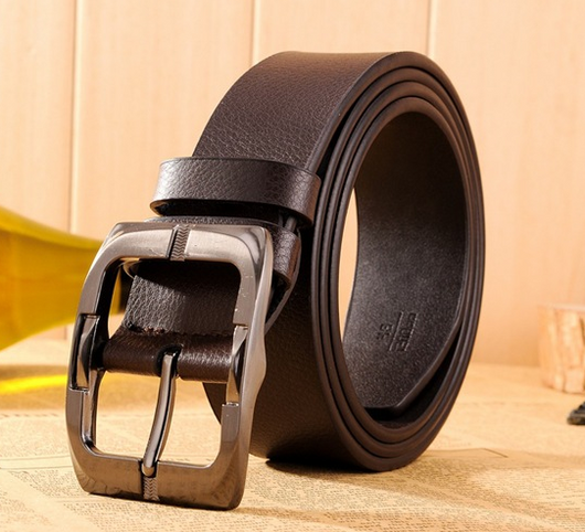 Cinturón de Cuero Premium para Hombre con Hebilla de Pasador - Image 8