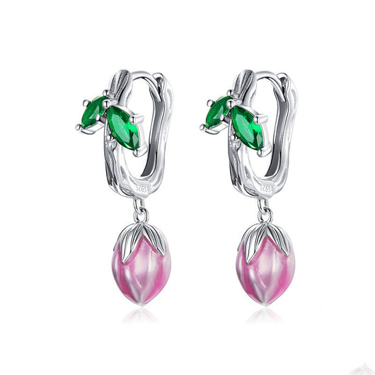 Conjunto de Collar y Aretes Flor Botánica - Image 17