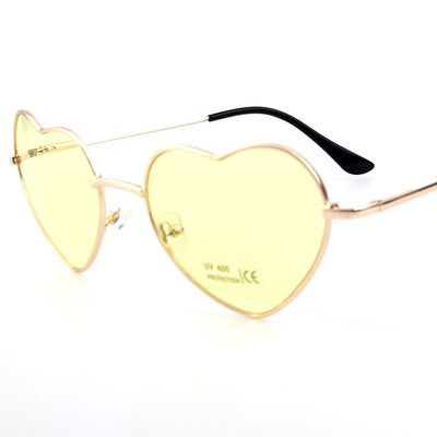 Gafas de Sol Corazón Durazno - Estilo Retro Dulce - Image 3